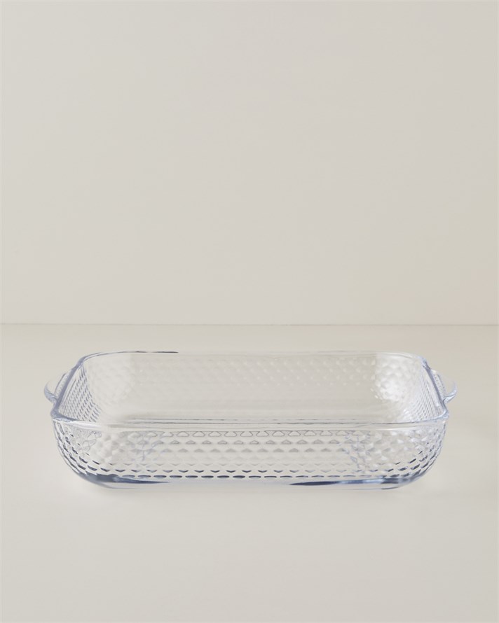 Bake&Serve Cam Kare Fırın Kabı 30,0x5,5 cm Şeffaf
