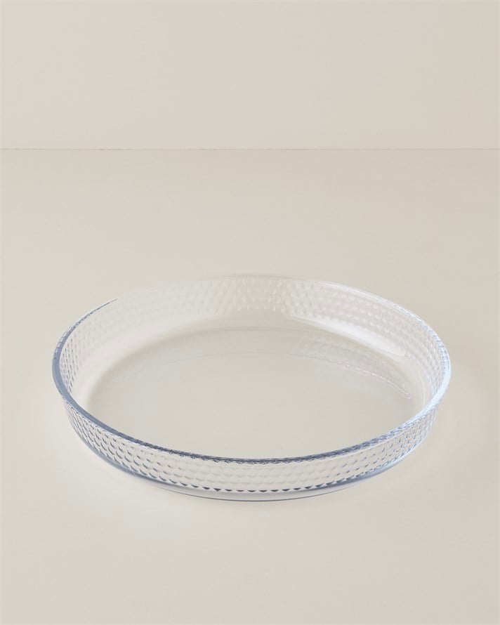 Bake&Serve Cam Yuvarlak Fırın Kabı 32x4,5 cm Şeffaf