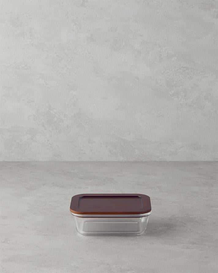 Baldwin Borosilikat Saklama Kabı Kahve