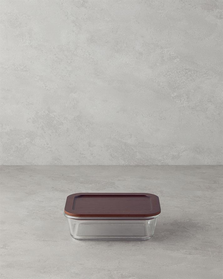 Baldwin Borosilikat Saklama Kabı Kahve