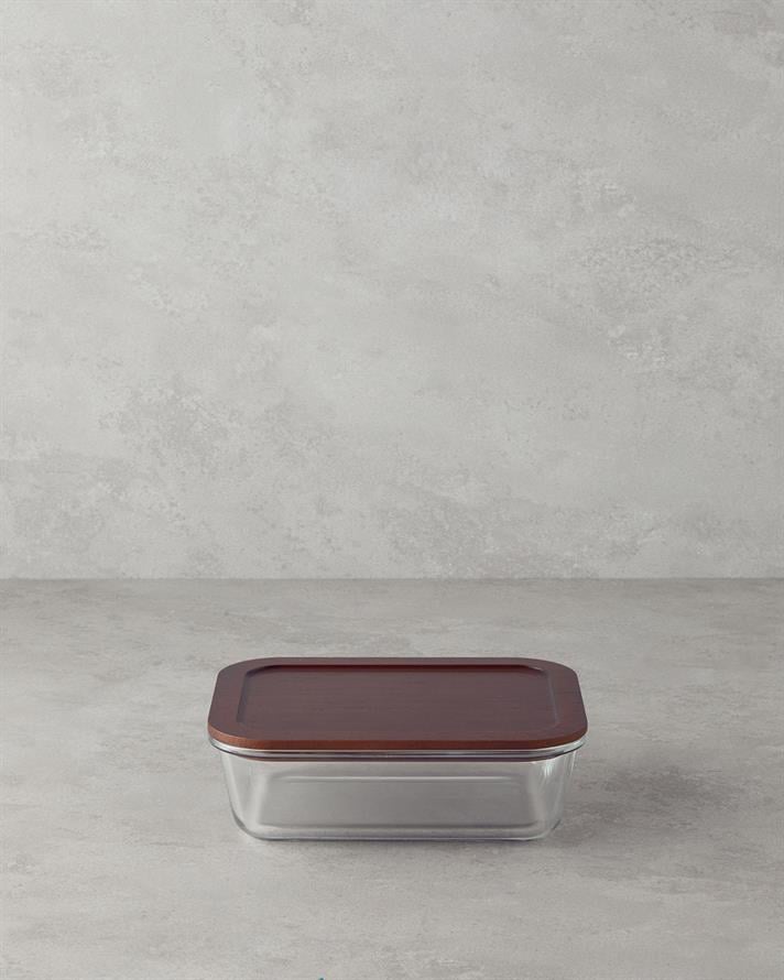 Baldwin Borosilikat Saklama Kabı Kahve