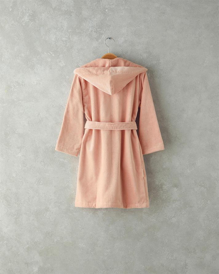 Ballerina Kadife Çocuk Bornoz Pembe