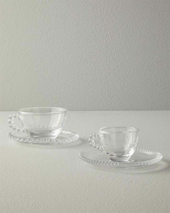 Balloon Cam 8 Parça 4 Kişilik Çay Fincanı Takımı