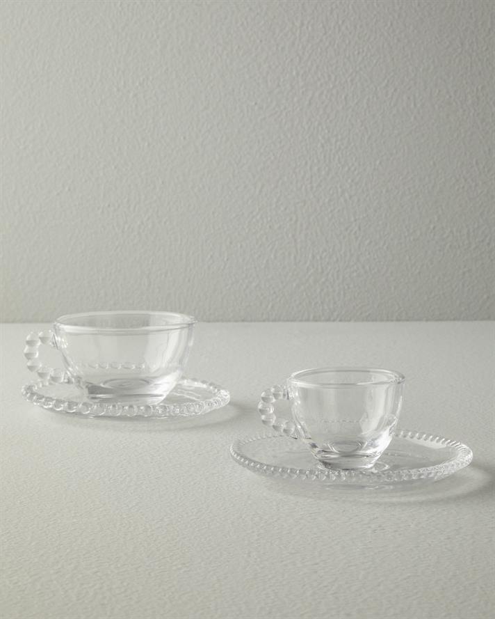 Balloon Cam 8 Parça 4 Kişilik Çay Fincanı Takımı