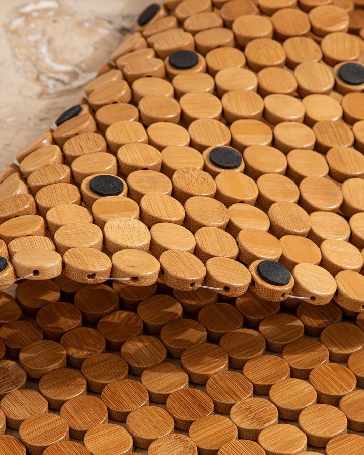 Bamboo Bambu Duş Kaydırmazı Bej