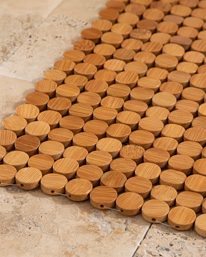 Bamboo Bambu Duş Kaydırmazı Bej