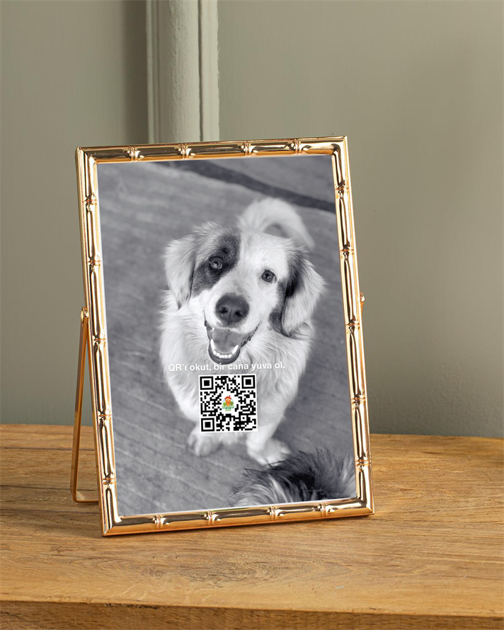 Bamboo Metal Çerçeve Gold