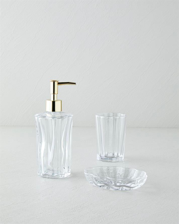 Bega 3lü Banyo Seti 14,5 cm Şeffaf