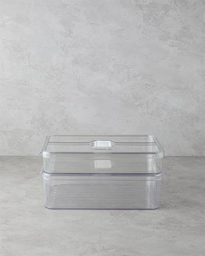 Bella Plastik 2li Mutfak Düzenleyici 3 L – 5 L Şeffaf