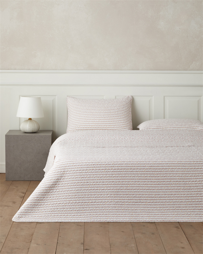 Belle Band Çift Kişilik Yatak Örtüsü Takımı 200x220 cm Pembe