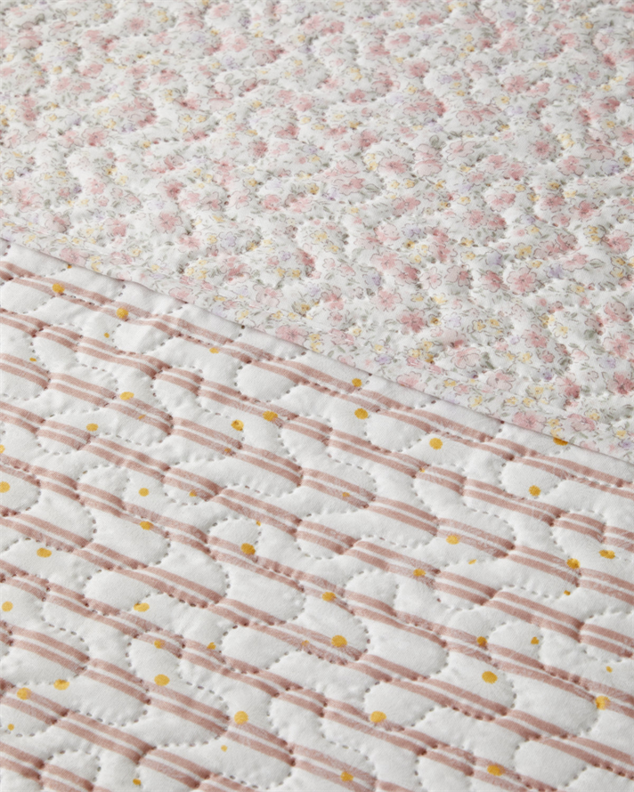 Belle Band Tek Kişilik Yatak Örtüsü Takımı 160x220 cm Pembe