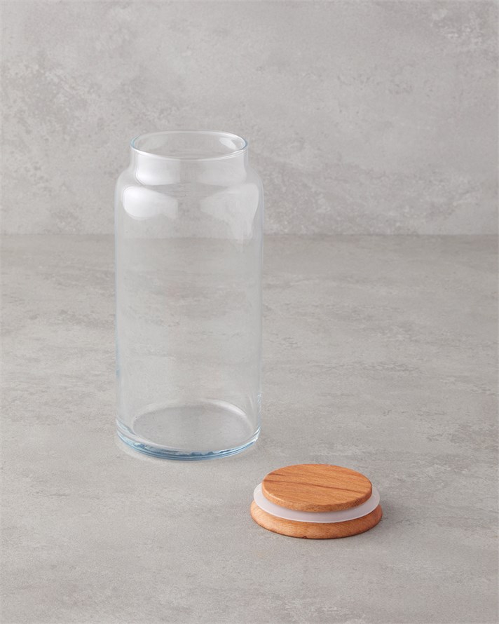 Belle Cam Kavanoz 1400 ml Natural