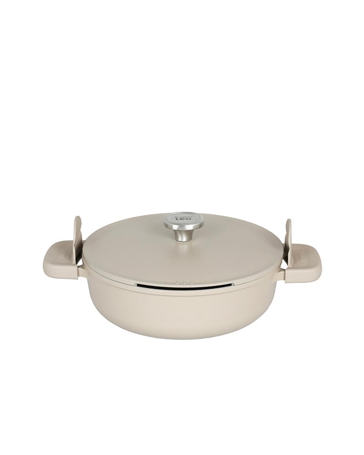 Berghoff LEO Phantom Seramik Basık Tencere 28 cm Latte
