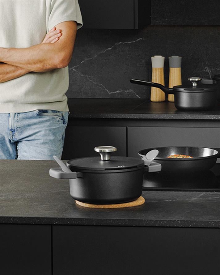 Berghoff LEO Phantom Seramik Tencere Siyah