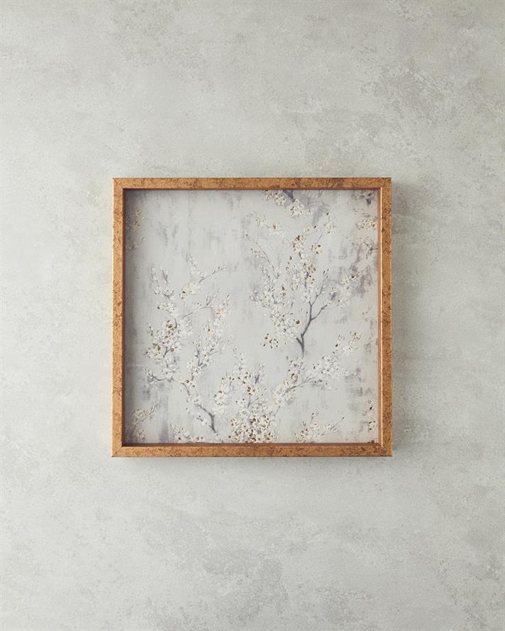 Berilda Dekoratif Tepsi 33x33 cm Krem