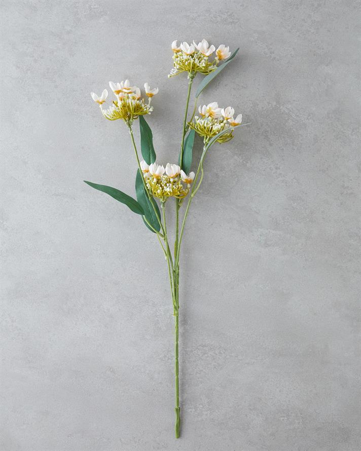 Berilda Tek Dal Yapay Çiçek 78 cm Sarı