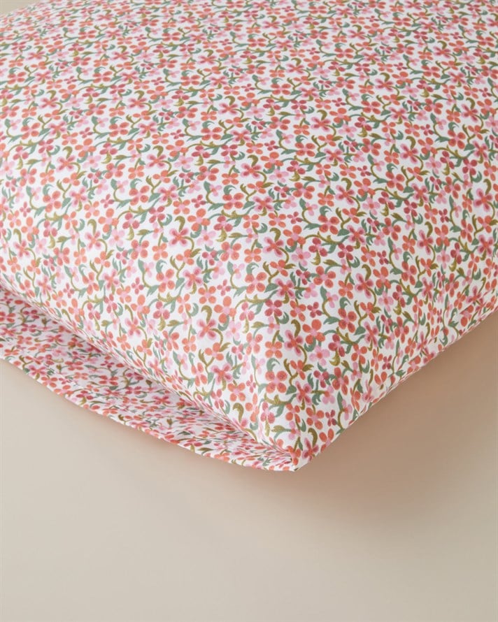 Berry Garden Kolay Ütülenir 2li Yastık Kılıfı 50x70 cm Kırmızı