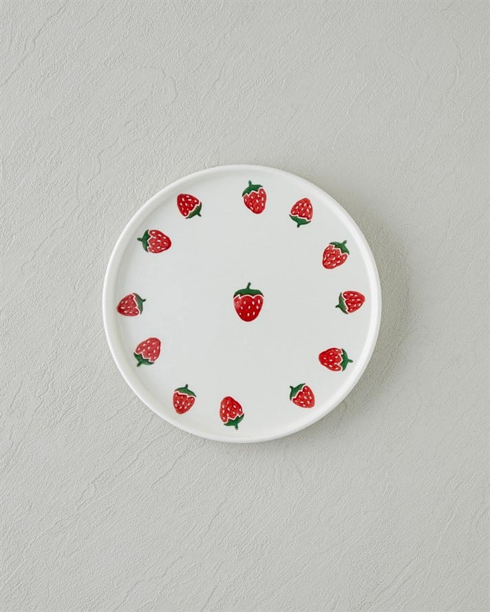 Berry Seramik Kahvaltı Takımı 10 Parça 4 Kişilik Pembe