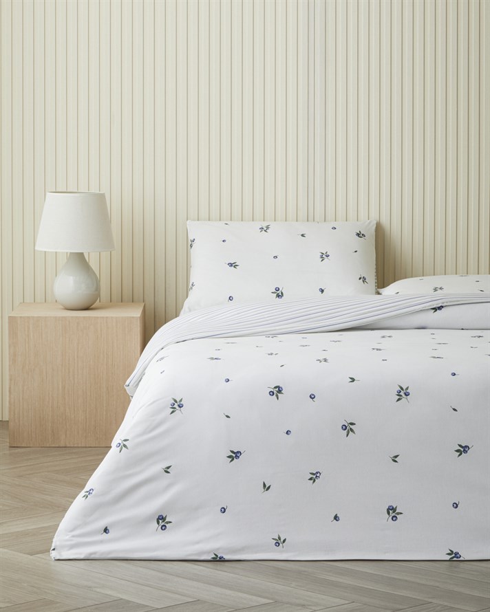 Berryscus Kolay Ütülenir Çarşaflı Tek Kişilik Nevresim Takımı 160x220 cm Mor