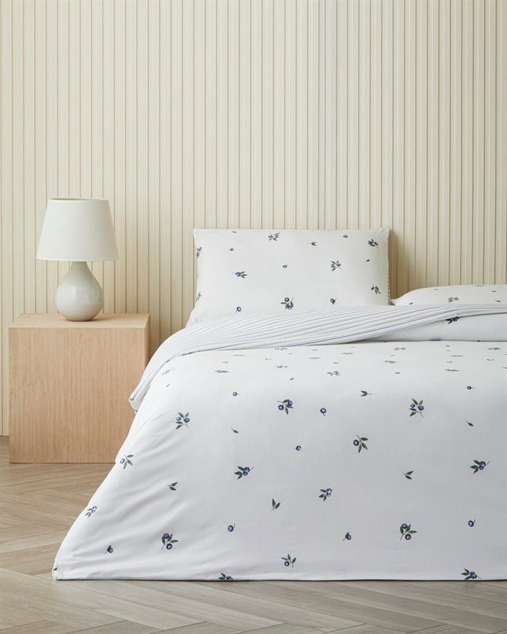 Berryscus Kolay Ütülenir Çarşaflı Tek Kişilik Nevresim Takımı 160x220 cm Mor