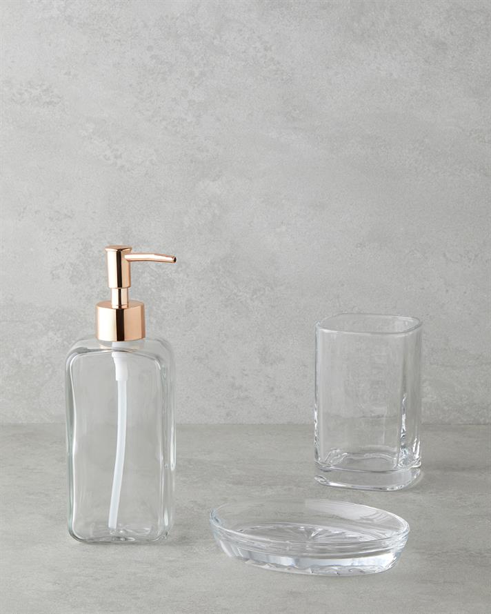 Berta 3lü Set Banyo Seti Şeffaf