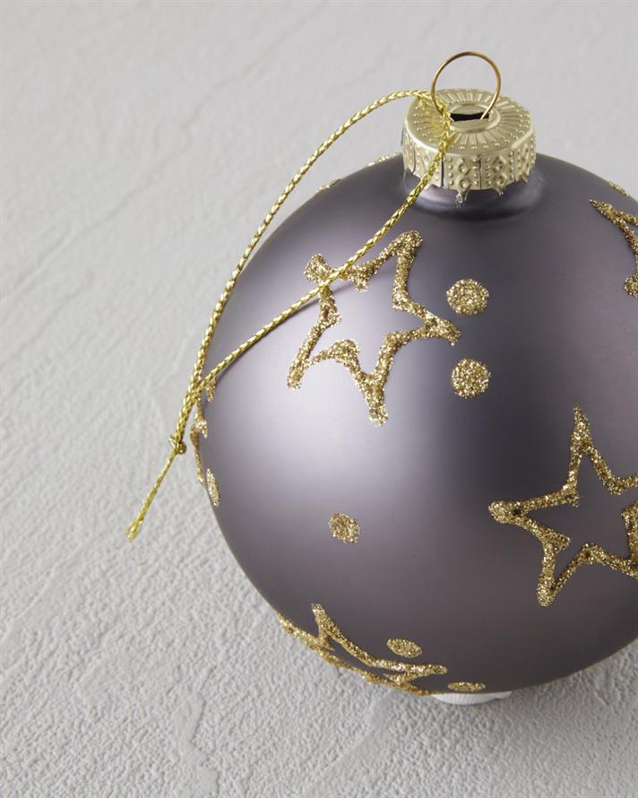 Berta Yılbaşı Ağaç Süsü 8x8x8 cm Kahverengi