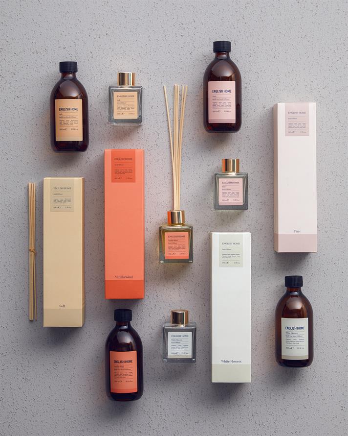 Beyaz Çiçekler Çubuklu Oda Kokusu Refill 300 ml - Yeniden Doldurulabilir