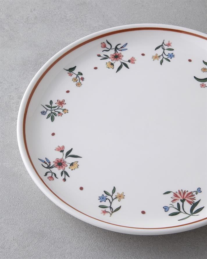 Bianca Seramik 6lı Pasta Tabağı 20 cm Renkli