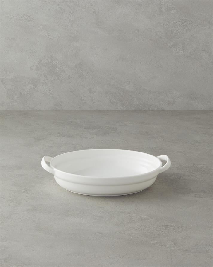 Bianca Seramik Set Fırın Kabı Beyaz