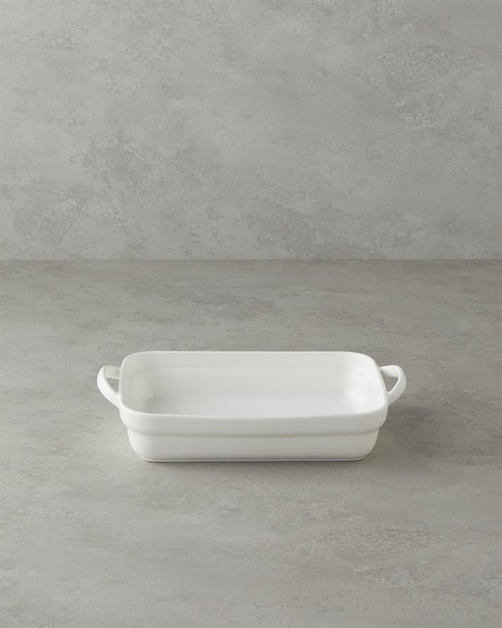 Bianca Seramik Set Fırın Kabı Beyaz