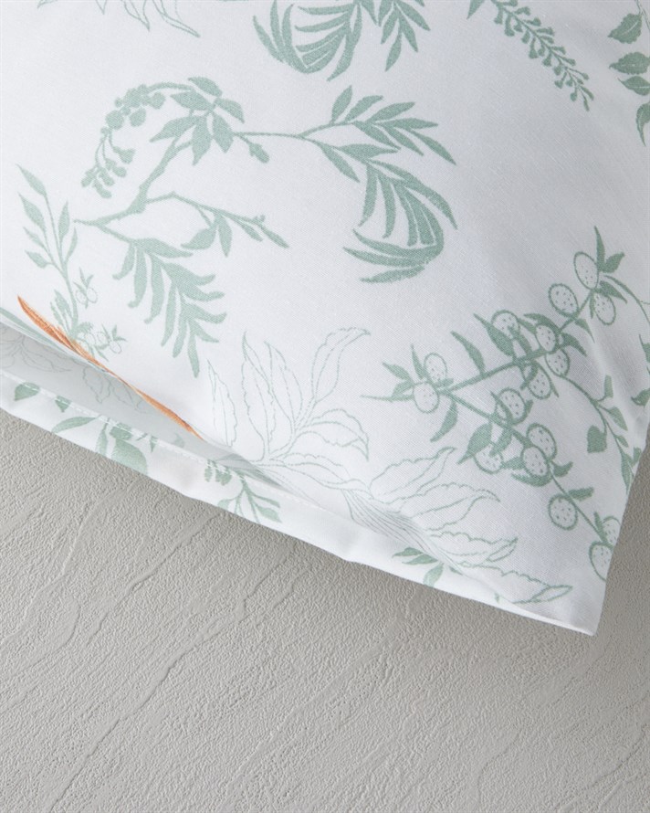 Birdlight Kolay Ütülenir 2li Yastık Kılıfı 50x70 cm Yeşil