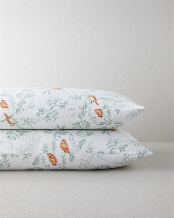 Birdlight Kolay Ütülenir 2li Yastık Kılıfı 50x70 cm Yeşil