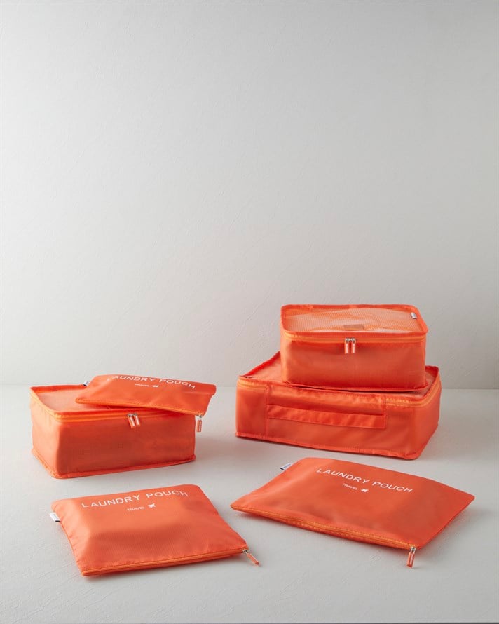 Blare Polyester 6lı Organizer Turuncu