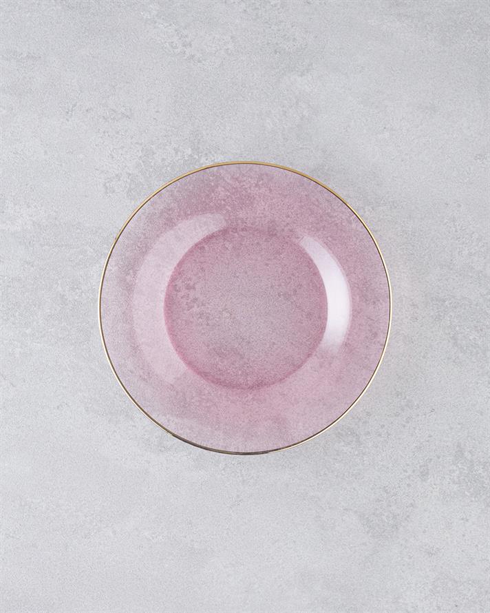 Blaze Cam Pasta Tabağı 19 cm Pembe