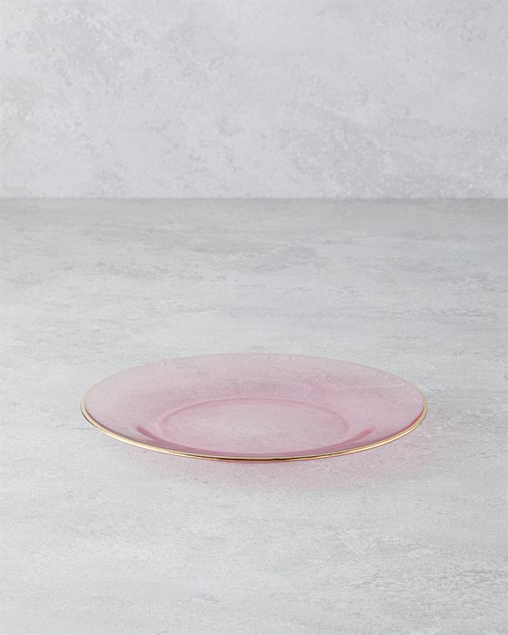 Blaze Cam Pasta Tabağı 19 cm Pembe