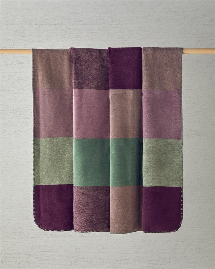 Block Pamuklu King Size Battaniye 220x240 cm Bej