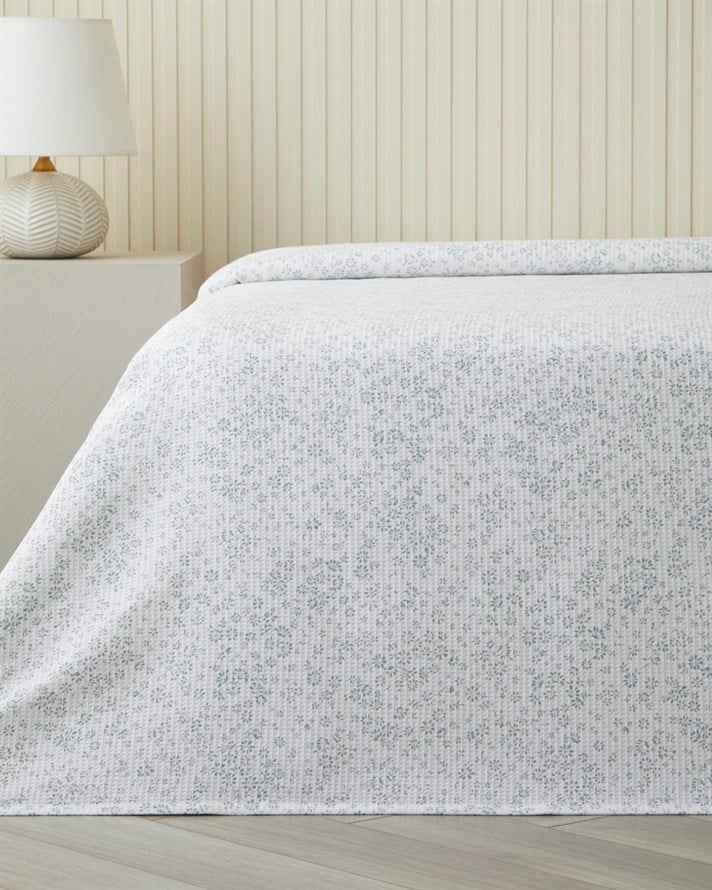 Bloomlet Çift Kişilik Pike 200x220 cm Yeşil