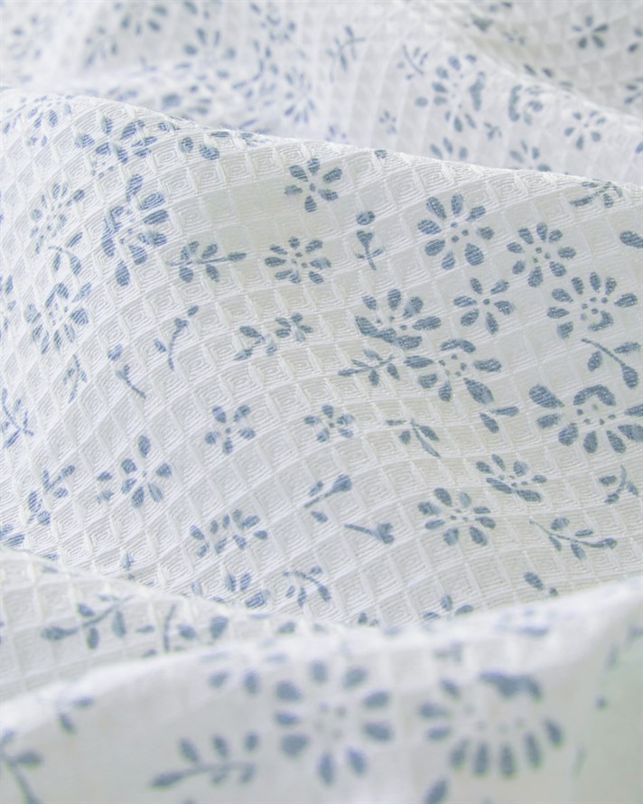 Bloomlet Çift Kişilik Pike 200x220 cm Mavi