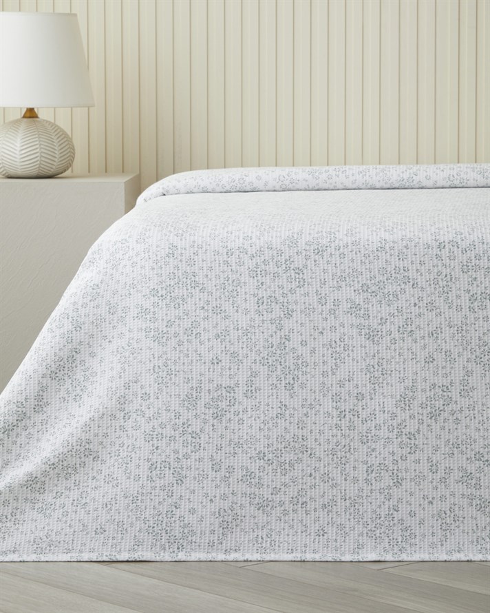 Bloomlet Çift Kişilik Pike 200x220 cm Yeşil