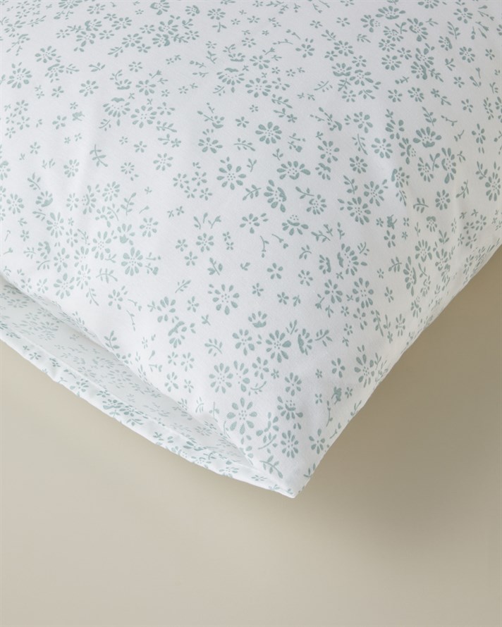 Bloomlet Kolay Ütülenir 2li Yastık Kılıfı 50x70 cm Yeşil