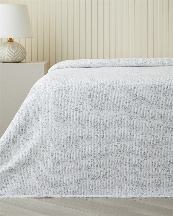 Bloomlet Tek Kişilik Pike 150x220 cm Yeşil