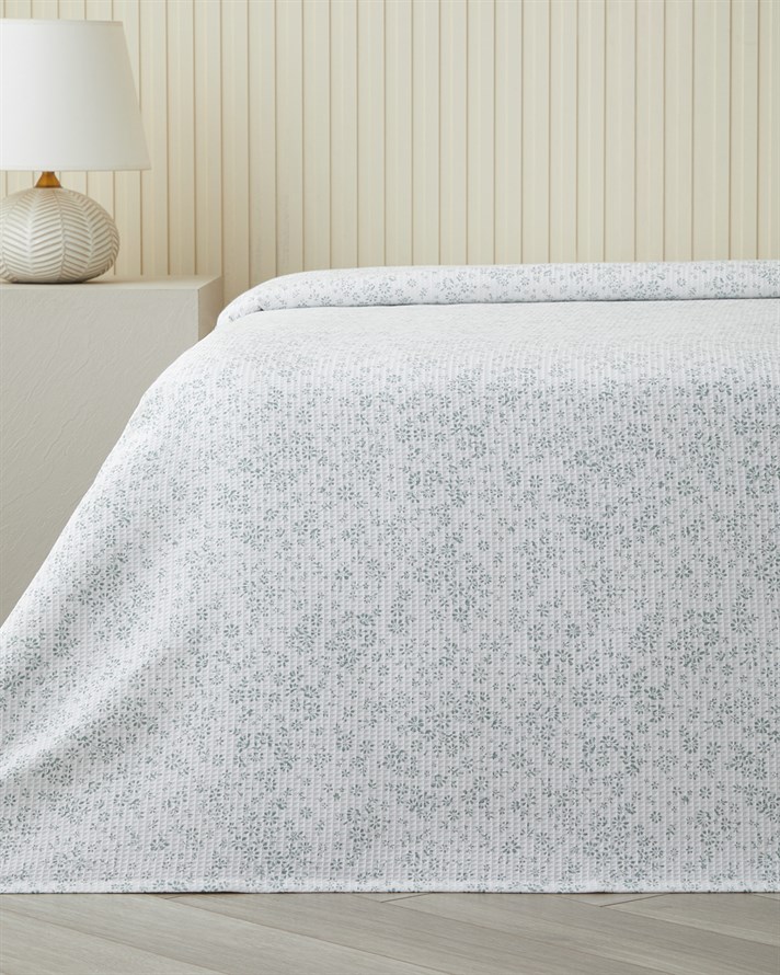 Bloomlet Tek Kişilik Pike 150x220 cm Yeşil