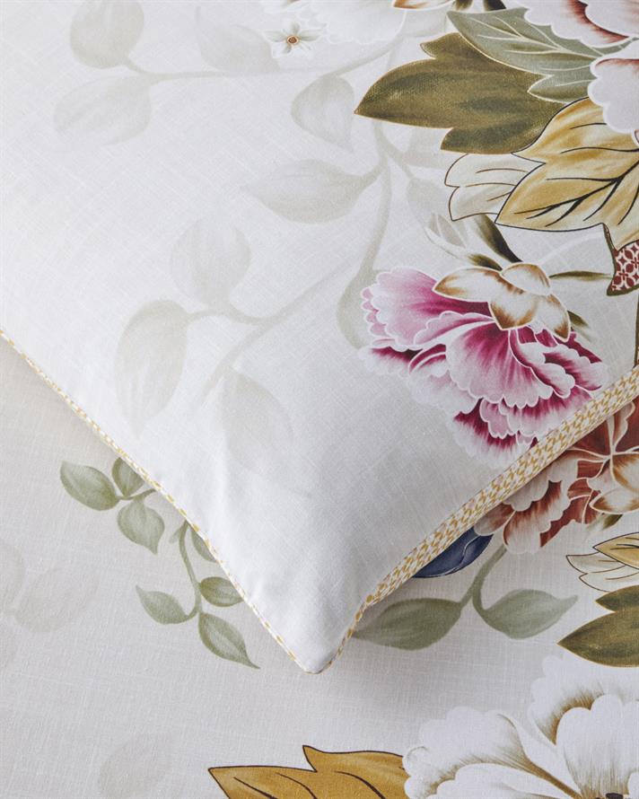 Bloomora Dijital Baskılı Kolay Ütülenir Tek Kişilik Çarşaflı Nevresim Takımı 160x220 cm Bej-Sarı