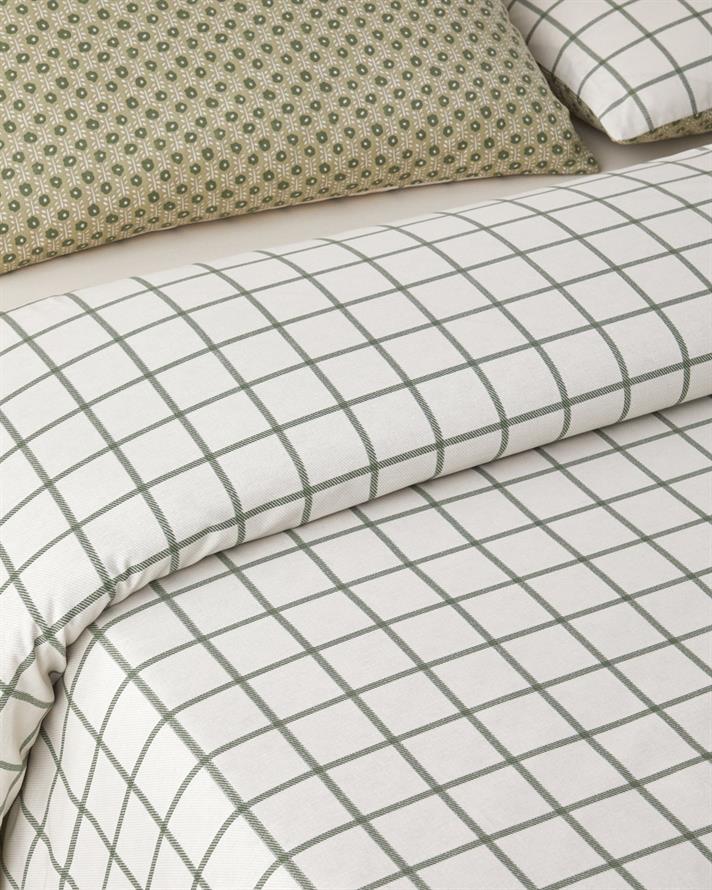 Bloomtopia Pamuk Tek Kişilik Nevresim Takımı 160x220 cm Yeşil