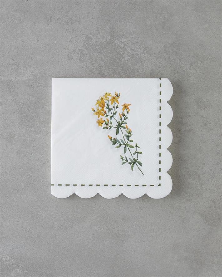 Blossia Kağıt 20li Kağıt Peçete 33x33 cm Renkli