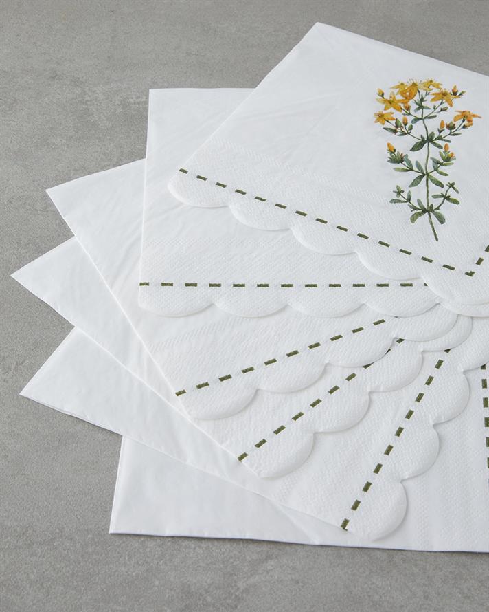 Blossia Kağıt 20li Kağıt Peçete 33x33 cm Renkli