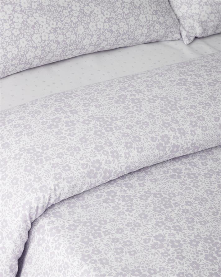 Blossira Kolay Ütülenir Çift Kişilik Nevresim Takımı 200x220 cm Lila