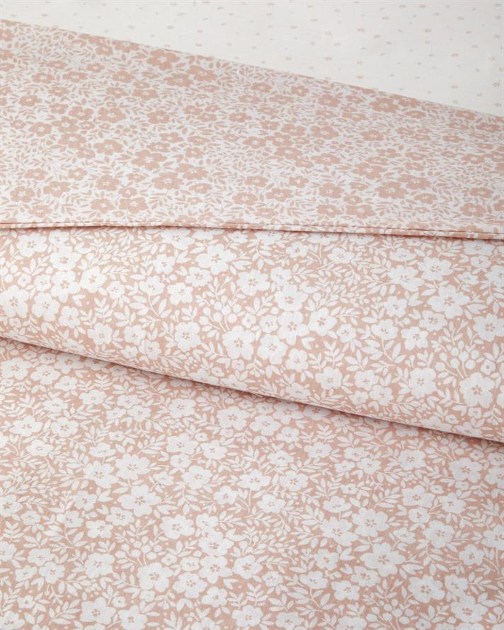 Blossira Kolay Ütülenir Çift Kişilik Çarşaflı Nevresim Takımı 200x220 cm Pembe