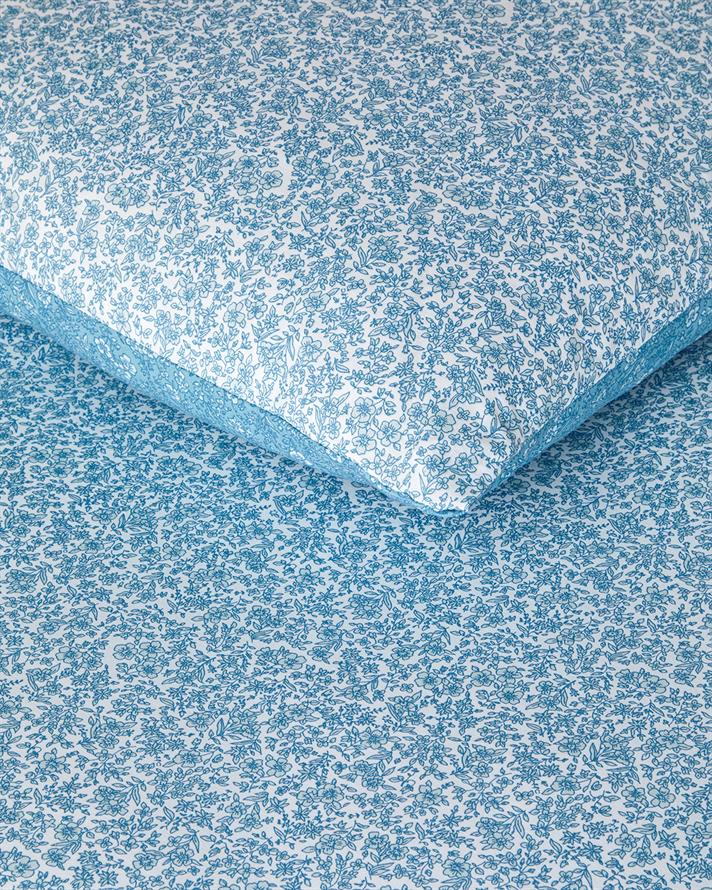 Blossom Garden Kolay Ütülenir Tek Kişilik Nevresim Takımı 160x220 cm Yeşil