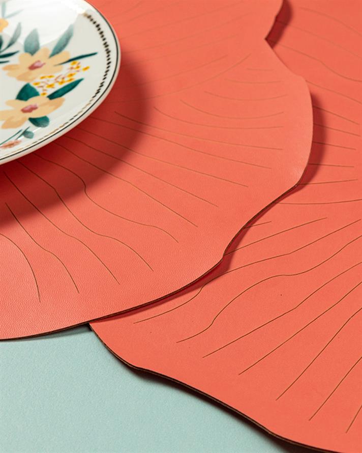 Blossom Suni Deri 2li Amerikan Servis Açık Pembe